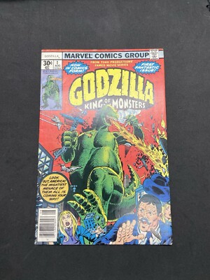 GODZILLA #1- Moench Trimpe Mooney-S.H.I.E.L.D.-Nick Fury-japan-Marvel-KEY-image