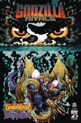 GODZILLA RIVALS: KING GHIDORAH VS SPACEGODZILLA #1 (2024) GONZO VAR VF/NM IDW-image