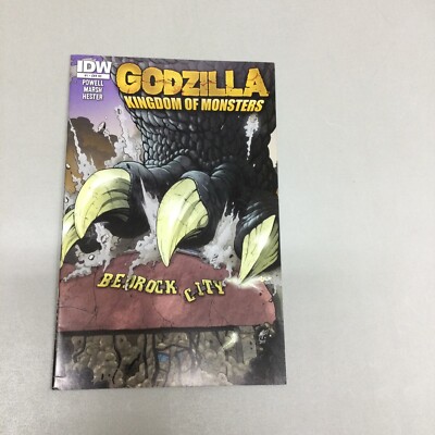 Godzilla Kingdom Of Monster #1 Bedrock City Retailer Exclusive IDW 2011 (GZ38)-image