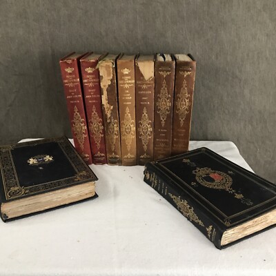 MEMOIRS & SECRET CHRONICLES 9 Volumes 1st Ed Leather 1901-image