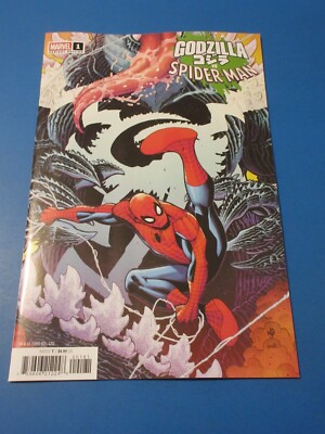 Godzilla vs Spider-man #1 Bradshaw variant NM Gem Wow-image