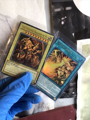 The Winged Dragon of Ra LC01-EN003 ULTRA RARE Holo Yugioh +LED7-EN005 FREE SHIP-image