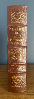 EASTON PRESS - LIFE OF JOHN MAYNARD KEYNES - R. F. Harrod - NEW SEALED - Leather-image