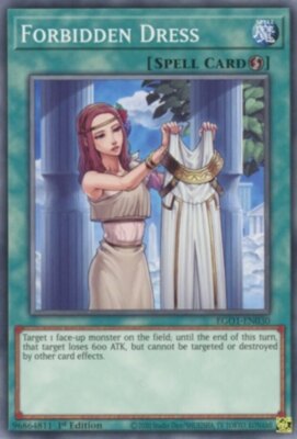  1x Forbidden Dress - EGO1-EN030 - Common - 1st Edition - Egyptian God Deck: Obe-image