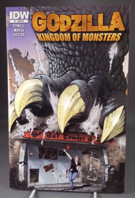 GODZILLA KINGDOM OF MONSTERS #1 BaT Comics & Games EXCLUSIVE VARIANT IDW -image
