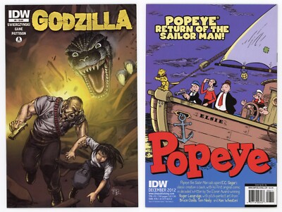 Godzilla #8 (NM+ 9.6) HIGH GRADE Cover A Swierczynski E. J. Su Cover 2012 IDW-image