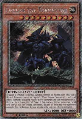 Yugioh Obelisk The Tormentor Alternate Art RA03-EN230 - Platinum Secret Rare-image
