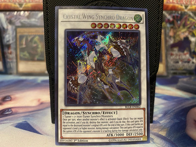 Crystal Wing Synchro Dragon (UR) RA02-EN029 25th Anniversary Rarity...-image