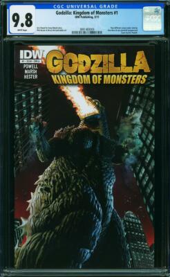Godzilla: Kingdom of Monsters #1 CGC 9.8 IDW 2011 Classic Cover! WP! M11 389 cm-image