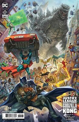 Justice League Vs Godzilla Vs Kong #1 (Of 6) I 1:50 Alan Quah Card Stock Variant-image