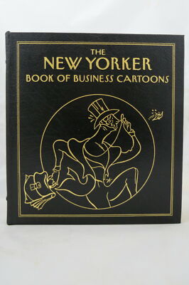 Bob Mankoff  NEW YORKER BOOK OF BUSINESS CARTOONS Easton Press LEATHER BOUND-image