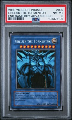 2003 Yu-Gi-Oh! Obelisk The Tormentor GBI Limited Edition Secret Rare PSA 8-image