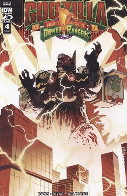 Godzilla vs. the Mighty Morphin Power Rangers II #4A VF 2024 Stock Image-image
