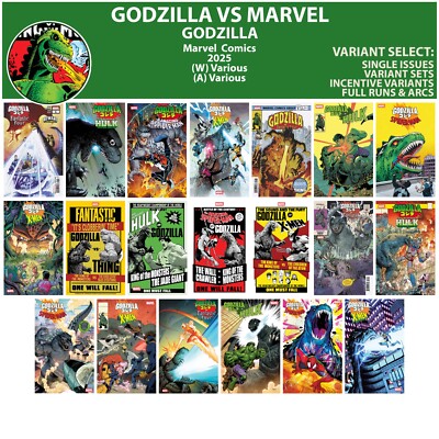 Godzilla vs. Marvel (2025) Fantastic Four Hulk X-Men Marvel Comics COVER SELECT-image