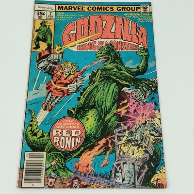 Godzilla King of the Monsters #7 - Marvel Comics - Newsstand - Worn Read-image