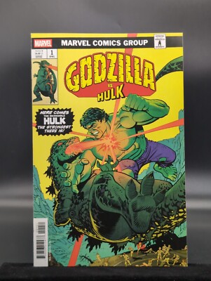Godzilla vs. Hulk #1E Leonardo Romero Godzilla King of Monsters Homage Variant-image