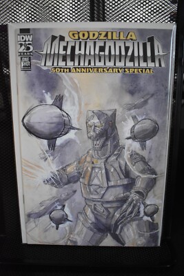 Godzilla MechaGodzilla 50th Anniversary #1 Incentive RI Variant IDW 2024 9.6-image