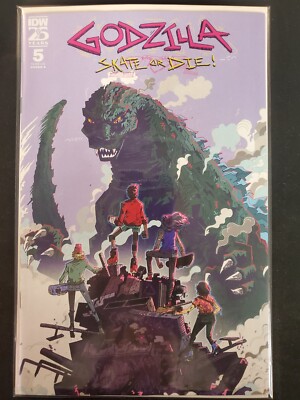 Godzilla Skate or Die! #5 A Cvr IDW 2024 VF/NM Comics-image