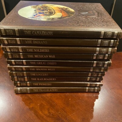 The Old West Series – Time Life Books 10/26 Volumes - 70s Leather Feel – HISTORY-image
