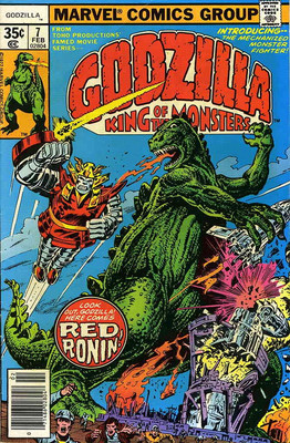 Godzilla #7 FN; Marvel | Doug Moench Herb Trimpe - we combine shipping-image