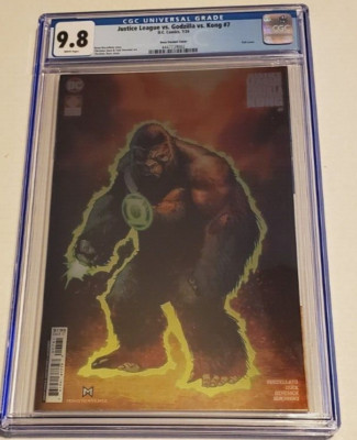 Justice League vs Godzilla vs Kong #7 Duce Foil Variant CGC 9.8 NM/M-image