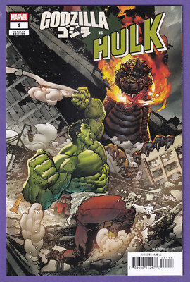 Godzilla vs Hulk #1 1:25 Bressan Variant Actual Scans!-image