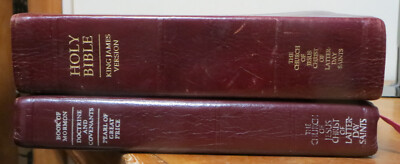 Holy Bible and Triple Combination (BofM, D&C, PofGP) -2 bks-image