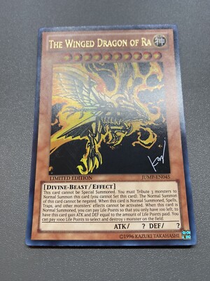 Yugioh The Winged Dragon Of Ra Limited Edition Ultra Rare JUMP-EN045 MP-image