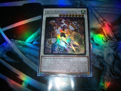 Crystal Wing Synchro Dragon 1st Edition Prismatic Collector's Rare RA02-EN029-image