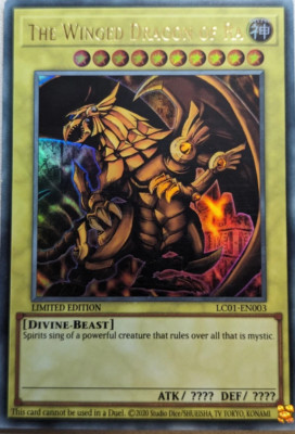 The Winged Dragon of Ra - LC01-EN003 - Ultra Rare - 1st Edition YuGiOh TCG Card-image
