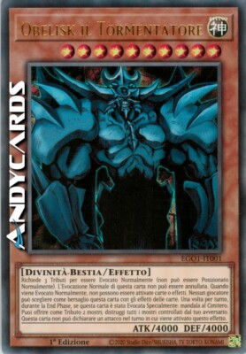 OBELISK THE TORMENTOR • (Obelisk The Tormentor) • Ultra R • EGO1 IT001 • 1Ed-image