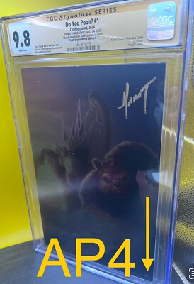 DO YOU POOH signed By MARAT MYCHAELS GODZILLA & KING KONG AP4 Metal Edition-image