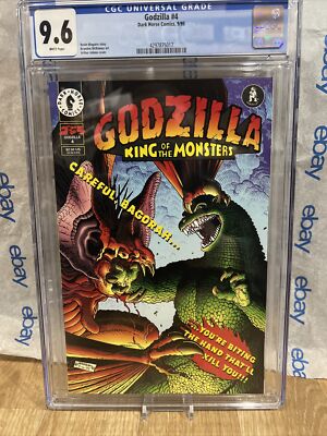 Godzilla #4 (1995) CGC 9.6  WP  Kevin Maguire - Brandon McKinney  Adams Comic-image