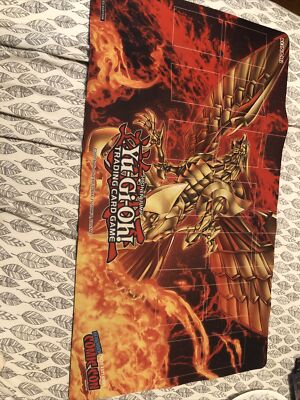 Yugioh Official Konami The Winged Dragon of Ra Comic Con Exclusive Playmat LP-image