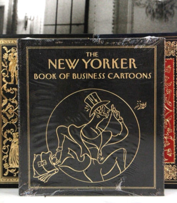 NEW YORKER BUSINESS CARTOONS - Easton Press - SEALED w/ BOX-image