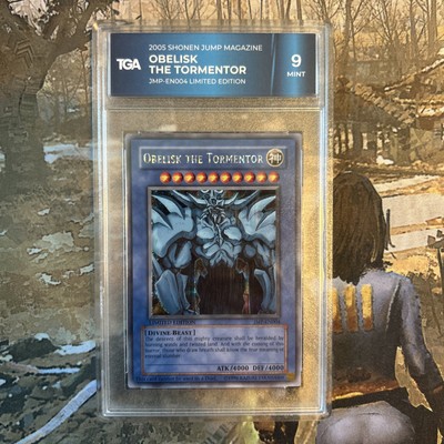 Obelisk the Tormentor JMP-EN004 TGA 9 Yugioh Jump Promo English First Printing-image