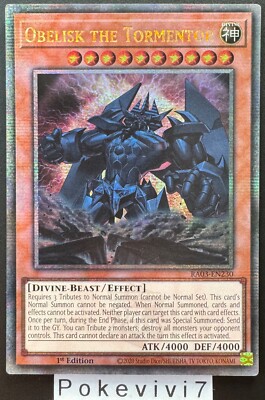 YU-GI-OH! Card OBELISK THE TORMENTOR RA03-EN230 QCSR NEW-image