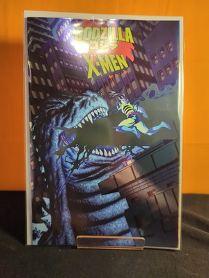 GODZILLA VS X-MEN #1 FOIL VARIANT MARVEL COMICS (2025) WOLVERINE CYCLOPS GAMBIT-image