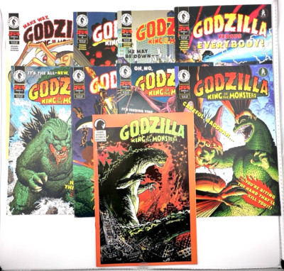 LOT⭐️ Godzilla KOTM (1987) #1 + Godzilla KOTM (1995) #1 - #8 Dark Horse *ALL NM*-image