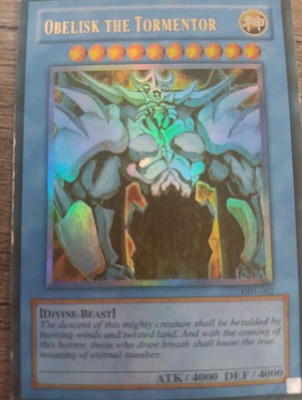 Obelisk the Tormentor YGLD-ENG02 King of Games: Yugi's Legendary Decks Limited|…-image