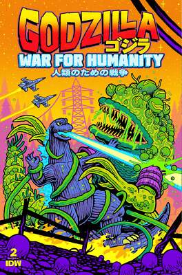 Godzilla War For Humanity #2 C 1:10 Becker Variant (09/27/2023) Idw-image