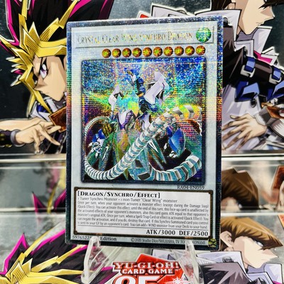 Yugioh Crystal Clear Wing Synchro Dragon RA04-EN059 QCR 1st Ed Near Mint-image