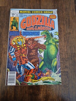 GODZILLA KING OF THE MONSTERS #11 (Marvel 1978) Newsstand Herb Trimpe HIGH grade-image