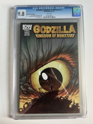 Godzilla: Kingdom Of Monsters #1 IDW 2011 Variant Cover CGC 9.8 WP-image