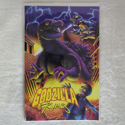 Godzilla Rivals Mothra vs Moguera Variant Poncho Trade Exclusive Cover 2024    A-image