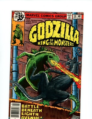 Godzilla  #18 - Herb Trimpe Cover  (8.5/.90) 1978-image