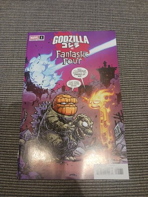 Godzilla vs Fantastic Four #1 Young Cvr Marvel 2025 VF/NM Comics-image
