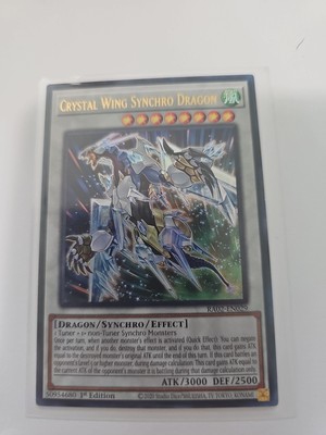 Yugioh Crystal Wing Synchro Dragon RA02-EN029 Ultra Rare 1st Edition NM-image