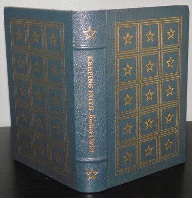 Easton Press Keeping the Faith by Jimmy Carter Signed! Full Leather-image