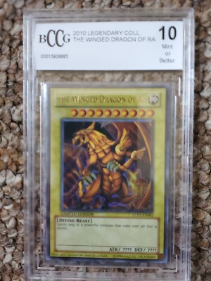 Yu-Gi-Oh!  The Winged Dragon of Ra  LC01-EN003  Limited Edition  BCCG Graded 10-image